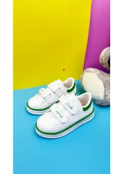 Nstil حذاء رياضي رجالي باللون الأخضر - خياطة فيلكرو، نعل سميك، حذاء رياضي مريح وخفيف الوزن 525pf