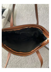 Emma Carter حقيبة مايا كبيرة الحجم - حقيبة تسوق بنية