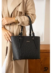 Just Polo حقيبة كتف أنيقة للنساء من الجلد الناعم الفاخر قابلة للتعديل بحزام متقاطع من الجلد الناعم الفاخر للموسم الجديد مكونة من 4 أقسام