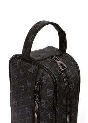 Adelina Bags Patterned Portfolio Travel Handbag and Mechanical Wallet Set