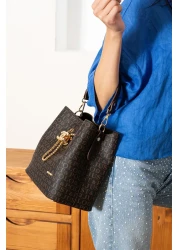 Just Polo حقيبة يد وكتف نسائية Jpm2065 بني أحمر