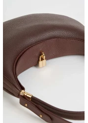 Vivaq إغلاق سريع من الجلد الصناعي باللون البني المر - 4 أشكال استخدام لحقيبة اليد والكتف