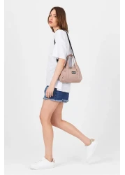 Rays Mink Snap Closure Detailed Shoulder Bag 9113