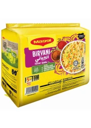 نستله ماجي نودلز بنكهة البرياني في دقيقتين 77 غرام حزمة من 5