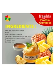 Freelife Pineapple Flavour Protein Gummies, 32g