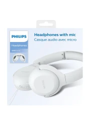 Philips Wired Over-Ear Headphone TAUH201WT/00, White