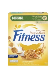 نستله فتنس حبوب إفطار عسل و لوز 355 غرام