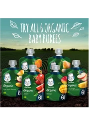 Gerber Organic Pear, Apple and Banana Puree, 90g