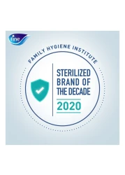 فاين مناديل الوجه الناعمة الكلاسيكية المعقمة بطبقتين - أبيض - 150 ورقة حزمة من 5