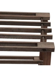 Feelings 4 Layer Wooden Shoe Rack Brwon