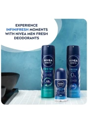 NIVEA MEN Deodorant Spray for Men Fresh Ocean Aqua Scent 150ml