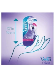 Gillette Venus Swirl Razor Blade Refills Purple 4 PCS