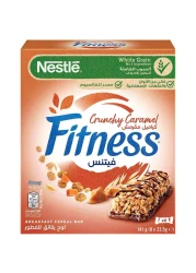 Nestle Fitness Crunchy Caramel Cereal Bar, 23.5g Pack of 6