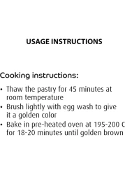 Switz Premium Puff Pastry Squares 400g Pack of 2