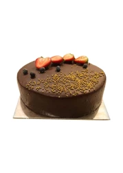 كعكة الغابة السوداء لعيد الميلاد