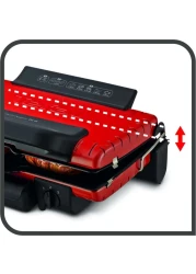 تيفال صانعة ساندويتشات شواية الترا كومباكت بقوة 1700 واط GC302528 أحمر
