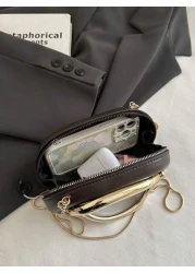 Pearlescent White PU Leather Clutch Ideal For Valentine s Day Comfortable And Fashionable Fashion Handbag Personalized Gift Option Accessory 2025 Chic Style For All Occasions Luxury Feel At Affordable