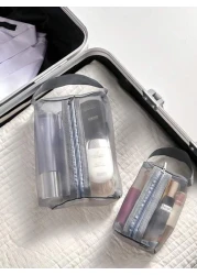 3 Packs Pouch Mesh Cosmetic Bag Portable Makeup Pouch Travel Toiletry Bag For Makeup Organizer Home Office Travel Accessories Mesh Makeu Makeup Organizer