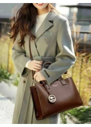 2025 New 3 Layer Large Capacity Women s Handbag High Quality Soft Leather Fashion Luxury Designer Girls Crossbody Bag Wallet