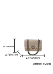Fashionable Versatile High Capacity Elegant Ladies Shoulder Bag Crossbody Bag