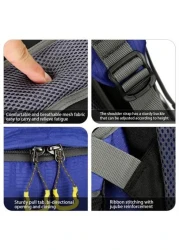 حقيبة ظهر كبيرة السعة للرحلات البرية للرجال، للسفر والتخييم والتنزه، الحقيبة المناسبة لحفلات التخرج