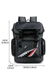 Men s Casual Backpack Flip Cover Fashion Travel Rucksack Lightweight And Portable Suitable For Travel Camping Hiking Student School Bag Youth Campus Commuter Great Gift