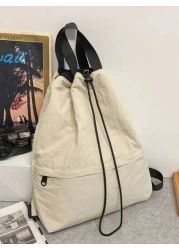 peach tree Large Capacity Men s Travel Backpack Drawstring Closure Outdoor Backpack Versatile Casual Commuter Lightweight Shoulder Bag Multifunctional Portable Fashion Leisure Gift Peach Tree Brand