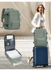 حقيبة ظهر للسفر للرجال والنساء، حقيبة ظهر كبيرة للحمل اليدوي، حقيبة سفر شخصية، حقيبة ظهر معتمدة من الخطوط الج