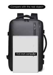 Men s Large Capacity Backpack Expandable Bag Functional Backpack And Work Style Weekend Overnight Bag Outdoor Bag Student Backpack With USB Charging Port Multiple Pockets Commute School Fashion Casual