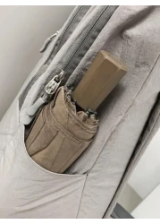 peach tree حقيبة ظهر نايلون سعة كبيرة متعددة الوظائف للسفر، حقيبة كاجوال للكتف، حقيبة للكمبيوتر المحمول، للعمل وا