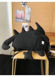 peach tree Large Capacity Unisex Shark Shaped Backpack Fashion Casual Couple Backpack Suitable For High School And College Students Travel Sports Multi Function Lightweight Backpack With Multiple Pock