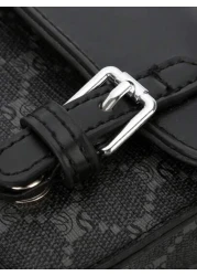 peach tree Minimalist Mini Box Shaped Crossbody Bag Peach Tree Design