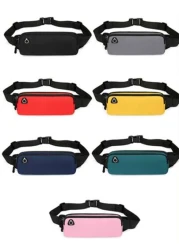 Men Sport Sling Bag Plus Water Resistant Earphone Friendly Phone Pack With Eyelets Ldealfor Cycling Skateboarding Hiking And Daily Commute With Construction And CasuaStyle