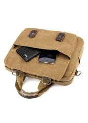 حقيبة رسول كاجوال/ عمل جديدة للرجال ، تصميم واسع للحمل باليد أو الحمل على الكتف