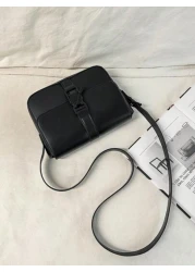 peach tree Peach Tree Men s Messenger Bag Shoulder Bag Crossbody Bag Business PU Waterproof Flap Box Bag Unisex Business Storage Bag Large Capacity To Keep Your Items Organized Suitable For Office Vin