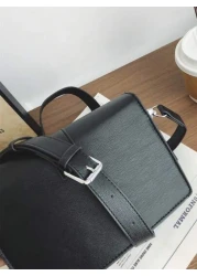 peach tree Men s Briefcase Shoulder Bag Small Square Crossbody Bag PU Waterproof Flap Covering Business Wallet Unisex Casual Storage Bag Suitable For Business Trip Toiletries Tools Large Capacity Vint