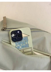 peach tree حقيبة كتف رجالية 1 قطعة، حقيبة كتف، حقيبة حمل صغيرة، متعددة الألوان، قماش نايلون خفيف للاستخدام اليومي،