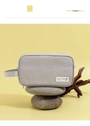 1pc Toiletry Bag Oxford Fabric With Dividers Ion Material Solid Color For Business Trip Large Capacity And Easy Carry Clutch Bag Handbag Wristlet Bag Square Bag Gift Hand Bag Men Laptop Thanksgiving V