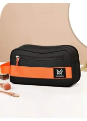 peach tree Men s Clutch Hand Wrist Bag Pillow Bag Wrist Bag Wallet Crossbody Bag 2 In 1 Neutral Business Storage Bag Suitable For Business Trip Toiletries Storage Handbag Wrist Bag Gift For Men Valent