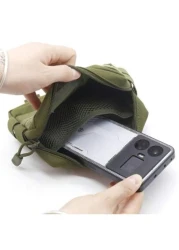 NYXIA Outdoor EDC Hunting Toolkit Molle Pouch Multifunctional Camouflage Waist Pack Coin Cell Phone Pouch Nylon Portable Handbag Christmas Gifts Christmas Winter Fall Men Bag Wallet Men Wallet Gifts T