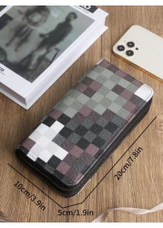 HOVI S Long Zip Wallet Simple Fashionable Multi Functional Business Clutch Purse With Multiple Card Slots Suitable For Men And Women