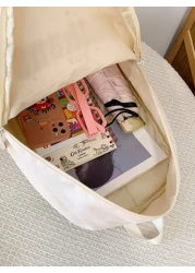 Fashionable Versatile Backpack Large Capacity Multi Layer Casual Travel Bag For High School And College Students