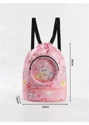 Waterproof Swimming Backpack With Dry And Wet Separation Ldeal For Swimming Storage