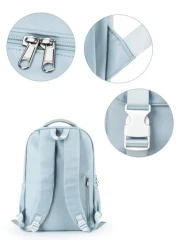 حقيبة مدرسية، حقيبة كلية، حقيبة ظهر لابتوب تناسب حتى 15.6 بوصة، حقيبة ظهر للسفر مقاومة للماء، حقيبة مدرسية للمر