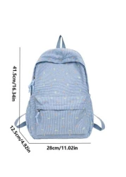 1pc Back To School Backpack Stylish Casual Backpack Fresh And Sweet Large Capacity Backpack Suitable For Daily School Very Suitable For Campus Class Photo Taking Birthday Gifts Suitable For Daily Shop