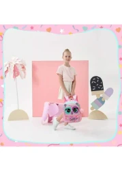 حقيبة ظهر قطيفة على شكل حيوان مقاس 13 بوصة للأطفال في السن الصغير، مناسبة للحضانة والأنشطة الرياضية الخارجية،