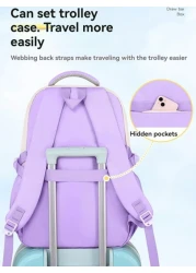 New Children s Schoolbag For Primary Students 6 12 Years Old Girls Shoulders Backpack 1 6 Grades Multi Color Cute Waterproof Lightweight Girls Large Capacity Children s Bag