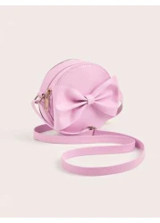 1pc S Bow Decor Cute Crossbody Bag School Bag School Bag Luggage School Bag