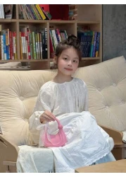 New Fashionable Lace Top Handle Crossbody Mini Moon Hard Shell Accessory Bag Small Women s Purse Suitable For Lipstick Coins Keys