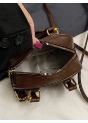 New Mini Bowling Ball Bag Retro Handbag Simple And Versatile Mainly Used For Hanging Decorative Items Small Capacity And Low Practicality